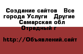 Создание сайтов - Все города Услуги » Другие   . Самарская обл.,Отрадный г.